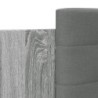 Bettgestell mit Kopfteil Grau Sonoma 120x190 cm Holzwerkstoff