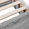 Bettgestell mit Schubladen Grau Sonoma 150x200 cm Holzwerkstoff