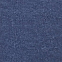 Bettgestell mit Kopfteil Blau 120x190 cm Stoff