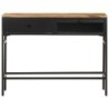 Sideboard 100x35x77 cm Raues Mango-Massivholz