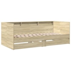 Tagesbett mit Schubladen Sonoma-Eiche 75x190 cm Holzwerkstoff