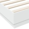Bettgestell Weiß 150x200 cm Holzwerkstoff