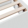 Bettgestell mit Schubladen Weiß 90x190 cm Holzwerkstoff