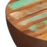 Couchtisch Schalenform mit Stahlboden Altholz Massiv