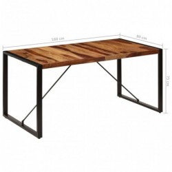 Esstisch 160 x 80 x 75 cm Massivholz