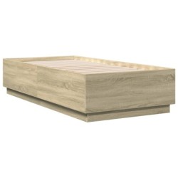 Bettgestell Sonoma-Eiche 75x190 cm Holzwerkstoff