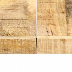 Esstisch 160 x 80 x 75 cm Mangoholz Massiv