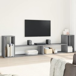 TV-Schränke 2 Stk. Grau Sonoma 100x30x50 cm Holzwerkstoff