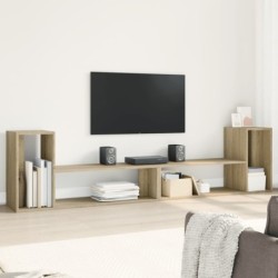 TV-Schränke 2 Stk. Sonoma-Eiche 100x30x50 cm Holzwerkstoff