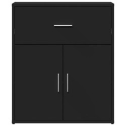 Sideboard Schwarz 60x31x70 cm Holzwerkstoff