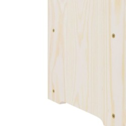 Weinregal mit Oberplatte 72,5x25x111,5 cm Massivholz Kiefer