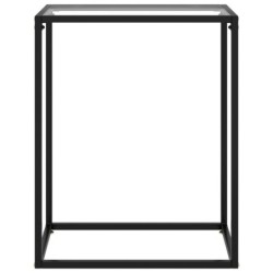 Konsolentisch Transparent 60x35x75 cm Hartglas