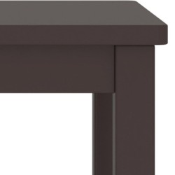 Nachttisch Dunkelbraun 35x30x47 cm Massivholz Kiefer