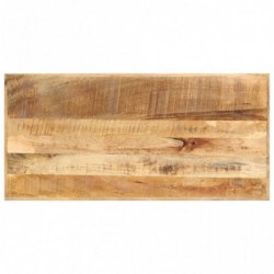 Bartisch 120x58x107 cm Raues Mangoholz