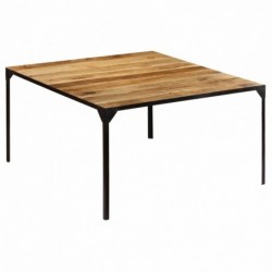 Esstisch 140 x 140 x 76 cm Mango-Massivholz