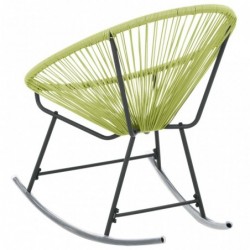 Outdoor-Acapulco-Stuhl Poly-Rattan Grün