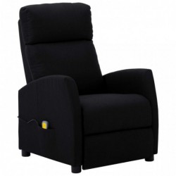 Massagesessel Schwarz Stoff