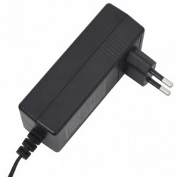 Elektrischer Massagesessel Dunkelbraun Stoff