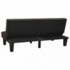 Schlafsofa Dunkelbraun Stoff