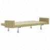Schlafsofa mit Armlehnen Grün Polyester