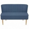 Sofa Stoff 117 x 55,5 x 77 cm Blau