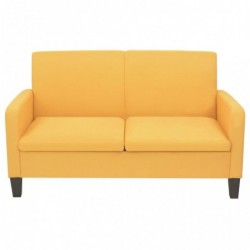 2-Sitzersofa 135 x 65 x76 cm Gelb