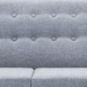 Sofa in L-Form Stoffbezug 171,5 x 138 x 81,5 cm Hellgrau