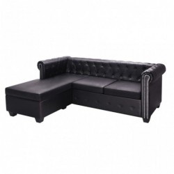 Chesterfield Sofa in L-Form...