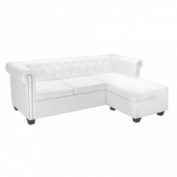 Chesterfield Sofa in L-Form...
