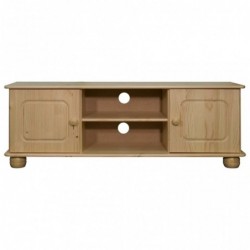 TV-Schrank 115x29x40 cm Massivholz Kiefer