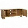 TV-Schrank 115x29x40 cm Massivholz Kiefer