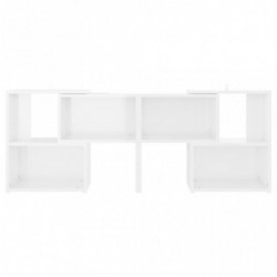 TV-Schrank Hochglanz-Weiß 104x30x52 cm Spanplatte