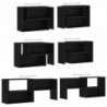 TV-Schrank Schwarz 149x30x52 cm Spanplatte