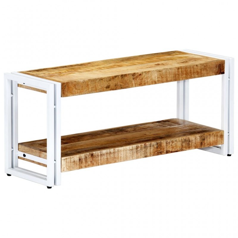 TV-Schrank 90 x 30 x 40 cm Massivholz Mango