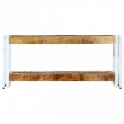 TV-Schrank 90 x 30 x 40 cm Massivholz Mango