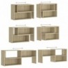 TV-Schrank Sonoma-Eiche 149x30x52 cm Spanplatte