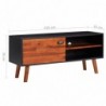 TV-Schrank 110x35x50 cm Massivholz Akazie und MDF