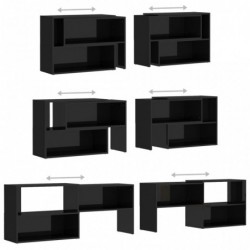 TV-Schrank Hochglanz-Schwarz 149x30x52 cm Spanplatte