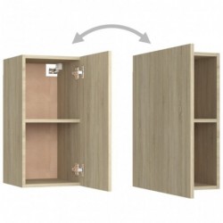 4-tlg. TV-Schrank-Set Sonoma-Eiche Spanplatte