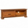 TV-Schrank 112x30x37 cm Massivholz Teak