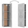 3-tlg. TV-Schrank-Set Betongrau Spanplatte