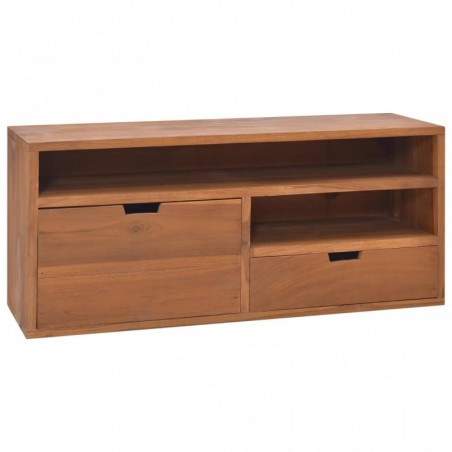 TV-Schrank 90x30x40 cm Massivholz Teak