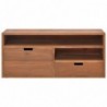 TV-Schrank 90x30x40 cm Massivholz Teak