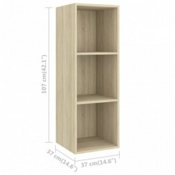 2-tlg. TV-Schrank-Set Sonoma-Eiche Spanplatte