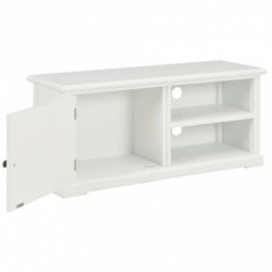 TV-Schrank Weiß 90 x 30 x 40 cm Holz