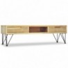 TV-Schrank 120 x 35 x 35 cm Teak Massiv