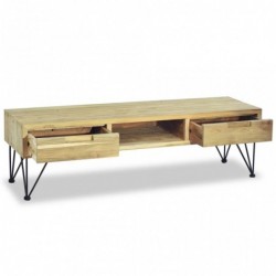 TV-Schrank 120 x 35 x 35 cm Teak Massiv