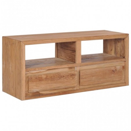 TV-Schrank 90×30×40 cm Massivholz Teak