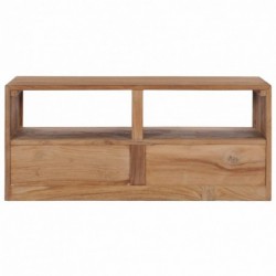 TV-Schrank 90×30×40 cm Massivholz Teak