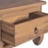 TV-Schrank 110x35x40 cm Teak Massivholz